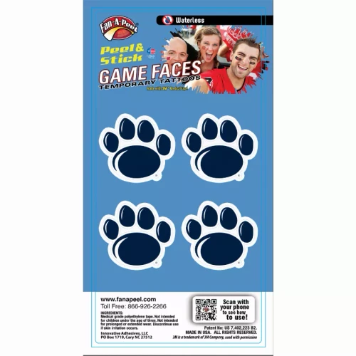 Waterless Peel & Stick Temporary Tattoos Fan-A-Peel / Gamesfaces