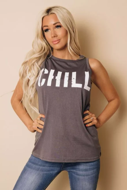 "CHILL" Printed Tank
