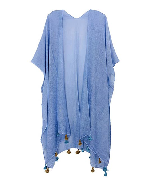 Baby Stonewash Kimono with Handcrafed Tessales