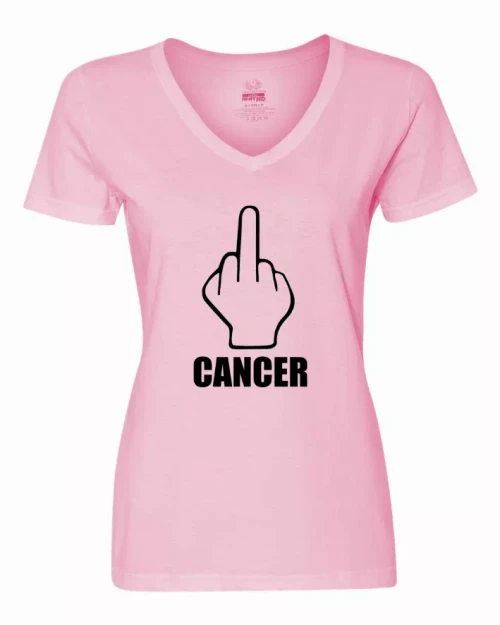 Fuck Cancer Ladies Shirt  Medium