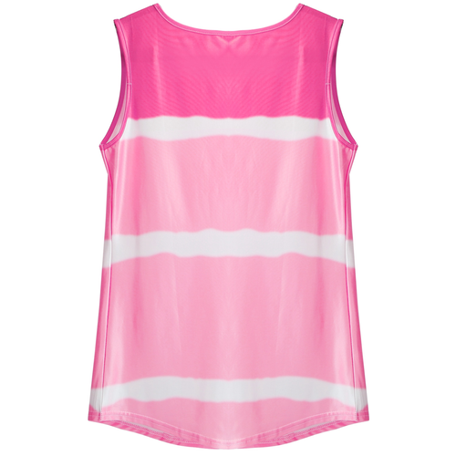 Women Tie-dye Sleeveless Tank Tops Summer Loose T Shirts