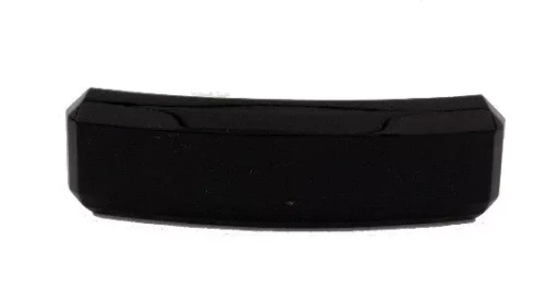 French Black Beveled Barrette