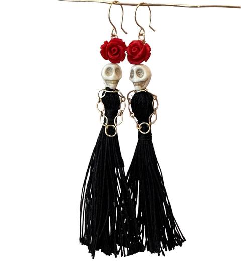 Handmade By May nashville -Day of the Dead Earrings