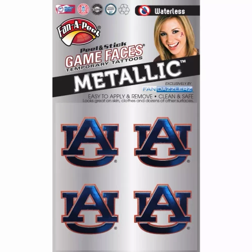 Metallic Peel & Stick Fan-A-Peel / Gamesfaces