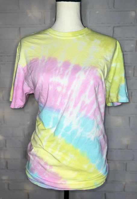 Spring Vibes Tie Dye Blank Tee-Comfort Color