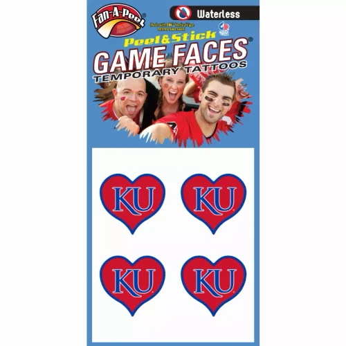 Waterless Peel & Stick Temporary Tattoos Fan-A-Peel / Gamesfaces