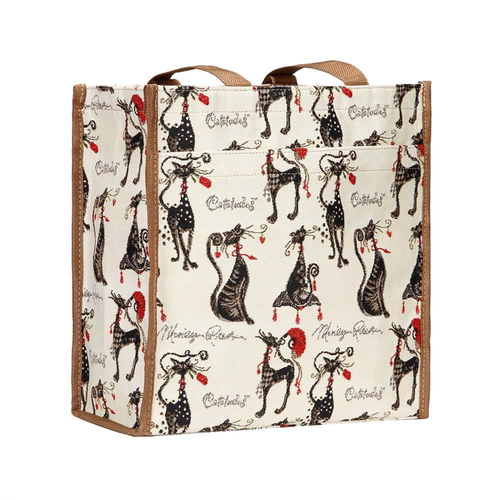 MARILYN ROBERTSON CATITUDES SHOPPER BAG