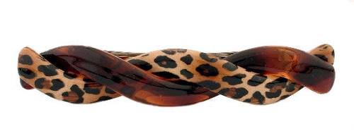 Twist Barrette Tortoise Shell & Leopard