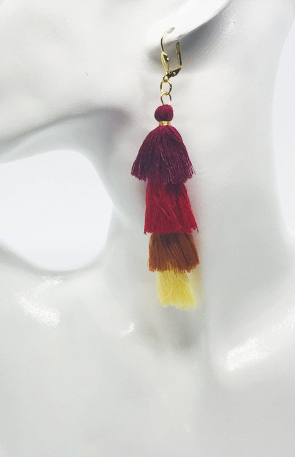 Ombre Tassel Earrings 