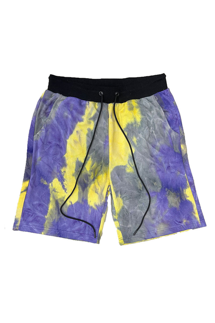 Black Band Tye Dye Shorts