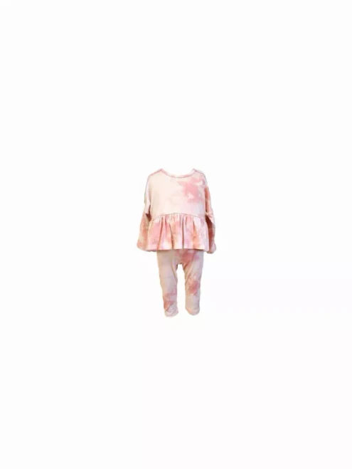 Ruffled Skirt Tunic and Leggings Set