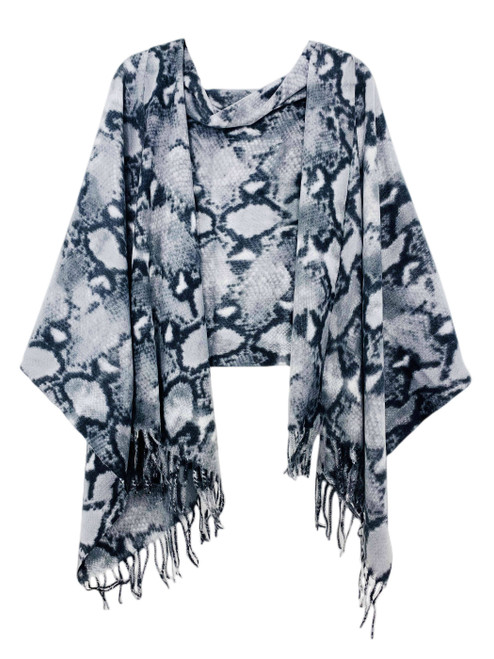 Softer Than Cashmere Snake Pattern Shawl/Scarf