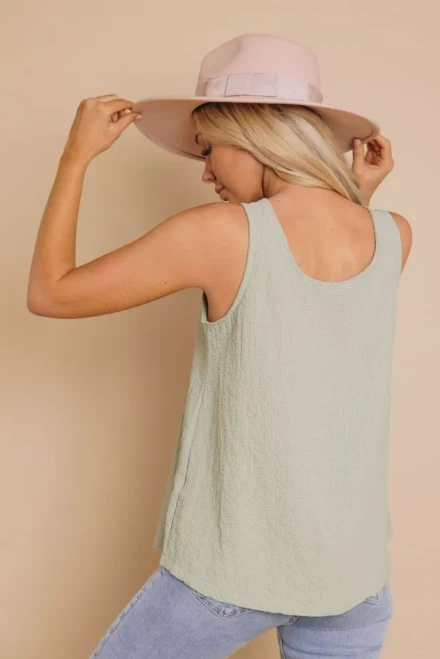 Alexandra Button Tank