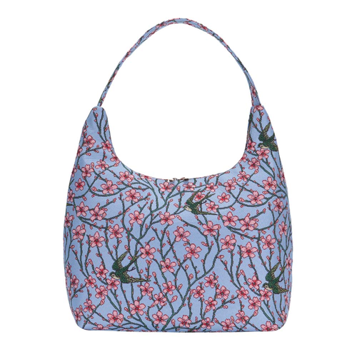 Almond Blossom And Swallow Hobo Handbag Shoulder Bag