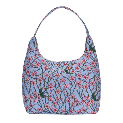 Almond Blossom And Swallow Hobo Handbag Shoulder Bag