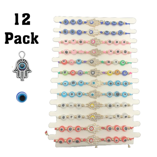 Beautiful Handmade Evil Eye Bracelet's with Hamsa Hand