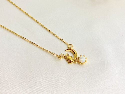 Little Owl 18K Gold Necklace