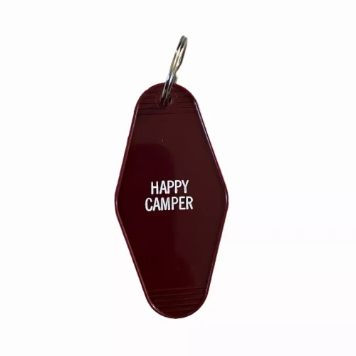 Happy Camper Keytag