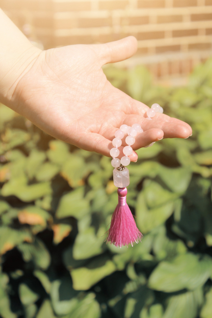 Rose Quartz Wrist Mala