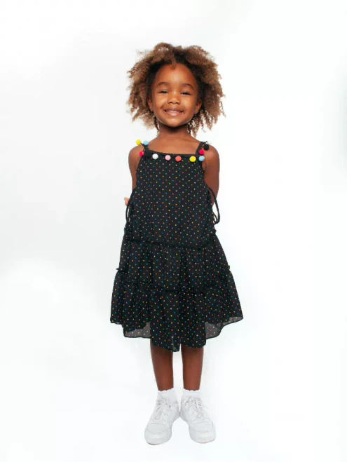 Dippin Dots Tiered Dress