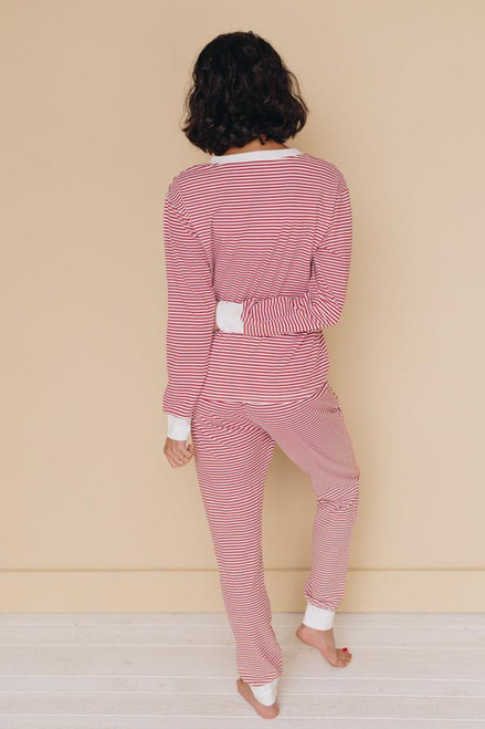 Candy Cane Kisses Pajama Set