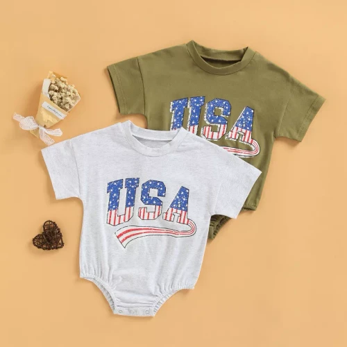 Oversized Tee USA Bodysuit