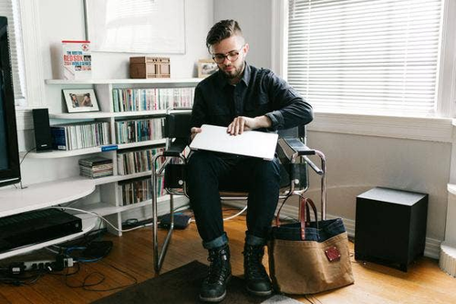 The Man Carry Briefcase