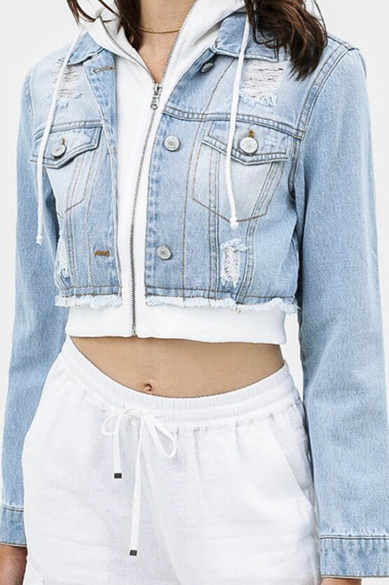 Not Your Basic Distressed Denim Jacket