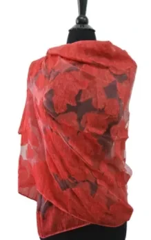 Spring Scarf Red