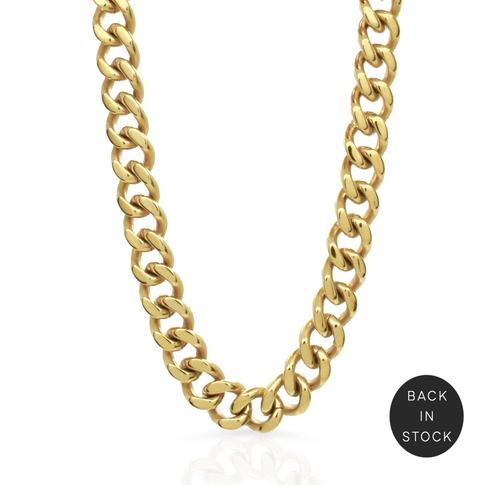ROBERT GOLD CUBAN CHAIN NECKLACE