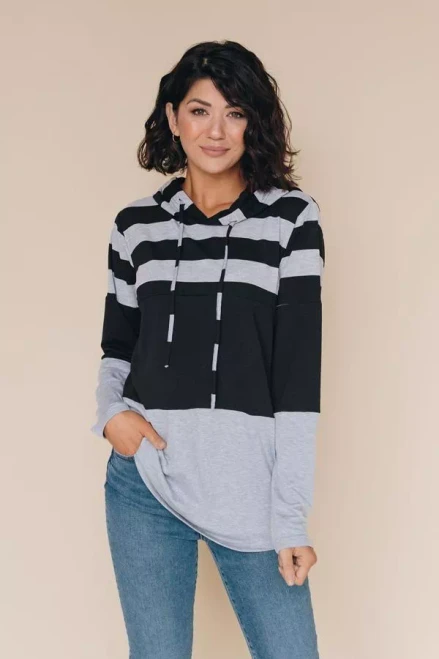 Wiley Striped Hoodie