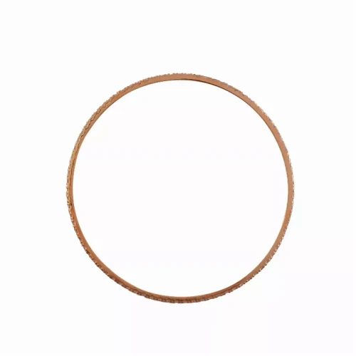 Collette Z Rose Overlay Skinny Bangle Bracelet