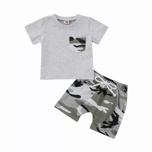 Camo Short Set