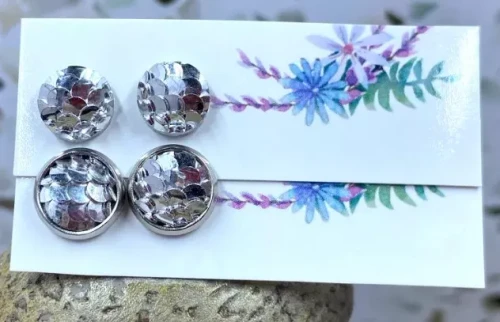 Mermaid Scale Studs