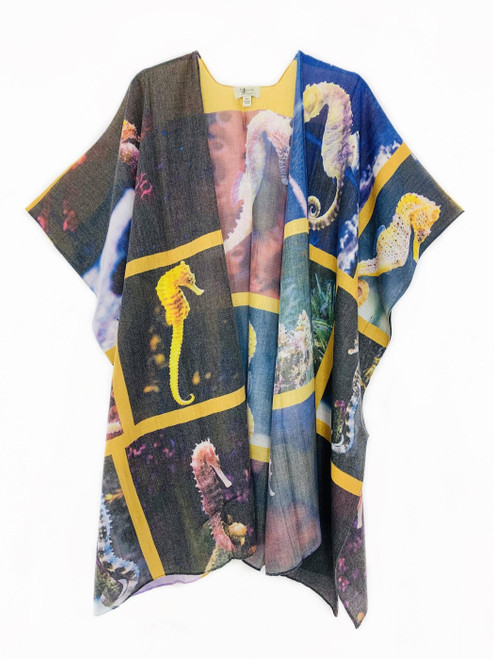 Multi Seahorse Kimono