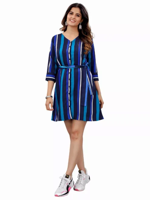 Bold Striped Ketaki Dress