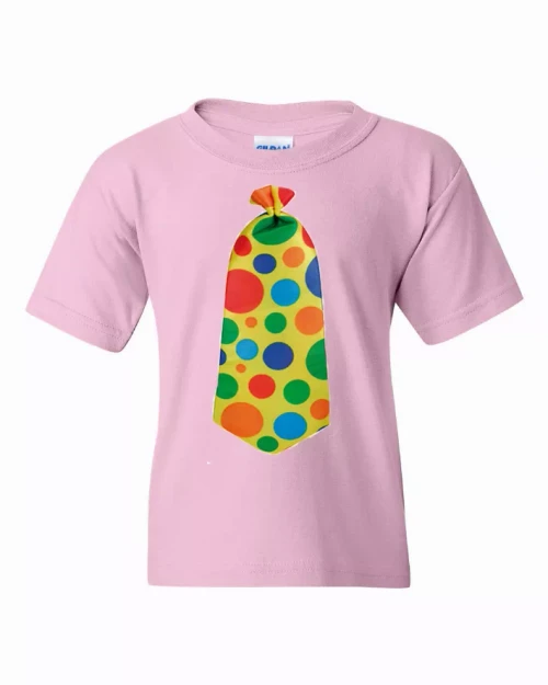 Funny Clown Tie Youth T-Shirt  Youth Medium
