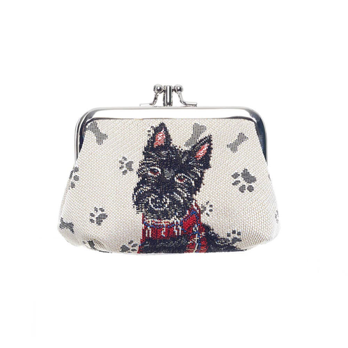  Strawberry Thief Grey Coin Clasp Purse Change Pouch