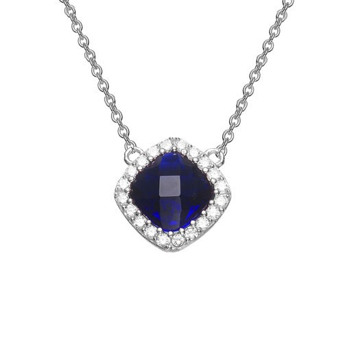 Collette Z CZ & SAPH NECKLACE