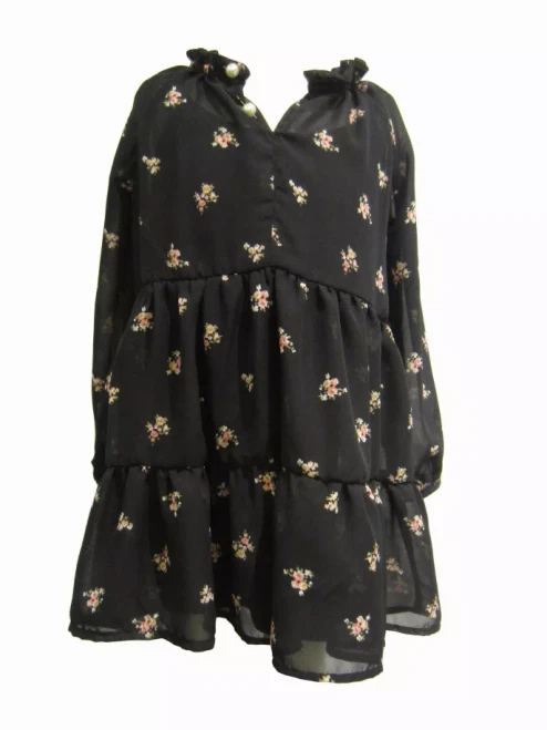 Floral Puff Dress