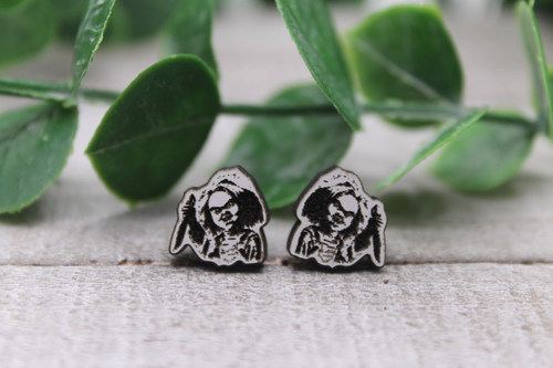 Chucky || Stud Earrings || Hypoallergenic