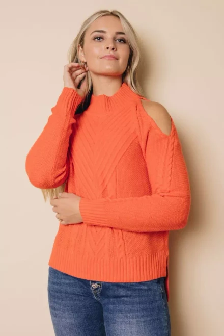 Jan Cold Shoulder Sweater