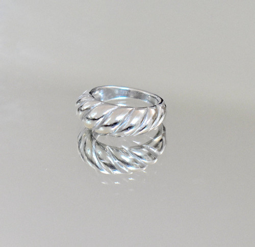 MARGAUX SILVER CROISSANT RING