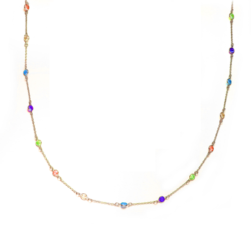 Collette Z C.Z. MULTI COLOR NECKLACE