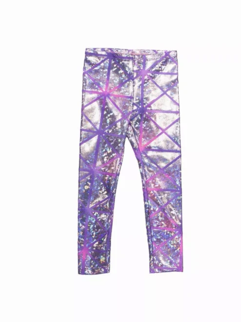 Purple Stars Holo Leggings