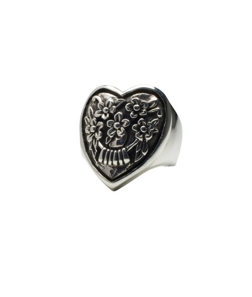 Floral Heart Ring