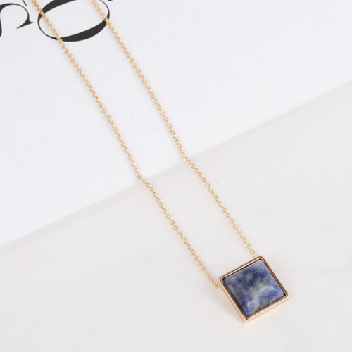 Square Drop Necklace
