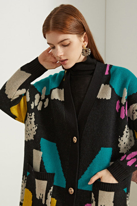 Fangyan | Jimmi Long Wool Cardigan