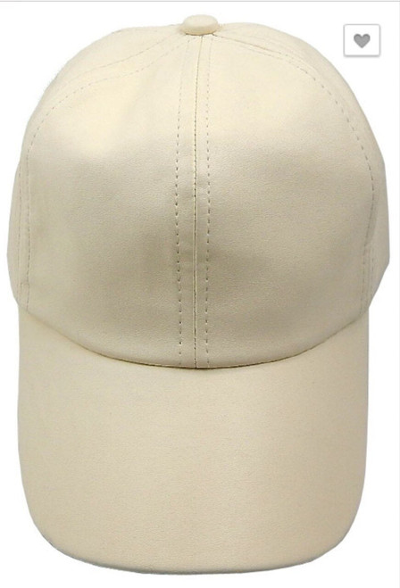 Leather Baseball Cap Nude