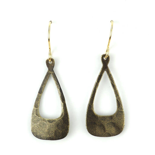 Small Brass Drop with Cut-Out.